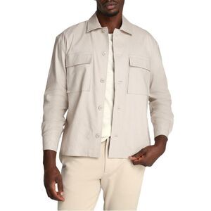 Calvin Klein Beige Lyocell Men's Shirt